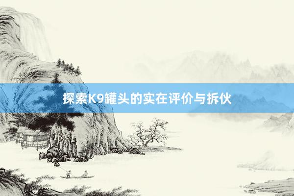 探索K9罐头的实在评价与拆伙